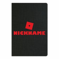 Блокнот з принтом Roblox Your Nickaneme - PrintSalon