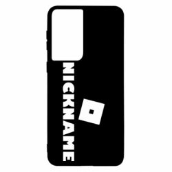 Чохол для Samsung S21 Roblox Your Nickaneme - PrintSalon