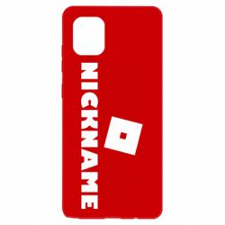 Чохол для Samsung Note 10 Lite Roblox Your Nickaneme - PrintSalon