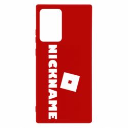 Чохол для Samsung Note 20 Ultra Roblox Your Nickaneme - PrintSalon