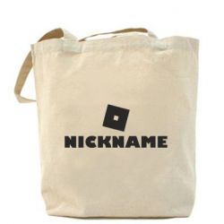 Торба Roblox Your Nickaneme - PrintSalon