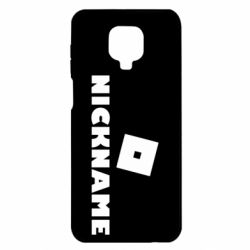 Чехол для Xiaomi Redmi Note 9S/9Pro/9Pro Max Roblox Your Nickaneme