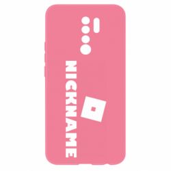 Чехол для Xiaomi Redmi 9 Roblox Your Nickaneme
