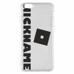 Чохол для iPhone 6 Plus/6S Plus Roblox Your Nickaneme - PrintSalon