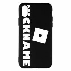 Чохол для iPhone X/Xs Roblox Your Nickaneme - PrintSalon