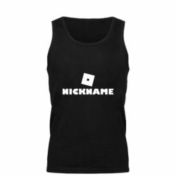 Майка чоловіча Roblox Your Nickaneme - PrintSalon