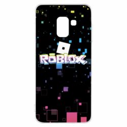 Чехол для Samsung A8 2018 Roblox - PrintSalon