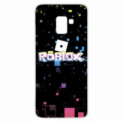 Чехол для Samsung A8+ 2018 Roblox - PrintSalon