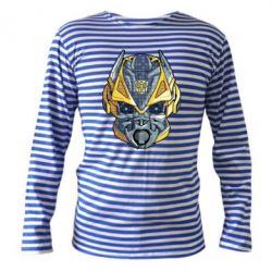 Тельняшка с длинным рукавом Робот bumblebee - PrintSalon