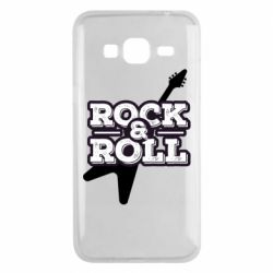 Чехол для Samsung J3 2016 Rock-n-Roll on guitar - PrintSalon