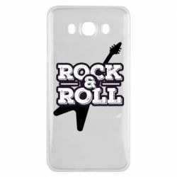 Чехол для Samsung J7 2016 Rock-n-Roll on guitar - PrintSalon
