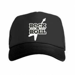 Кепка-тракер Rock-n-Roll on guitar - PrintSalon