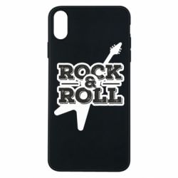Чехол для iPhone Xs Max Rock-n-Roll on guitar - PrintSalon