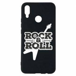 Чехол для Huawei P Smart Plus 2018 Rock-n-Roll on guitar - PrintSalon