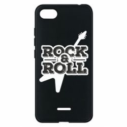 Чехол для Xiaomi Redmi 6A Rock-n-Roll on guitar - PrintSalon
