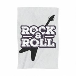Полотенце с принтом Rock-n-Roll on guitar - PrintSalon
