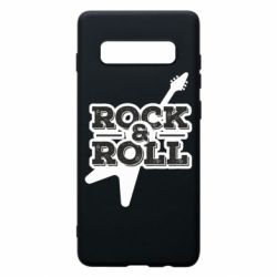 Чехол для Samsung S10+ Rock-n-Roll on guitar - PrintSalon