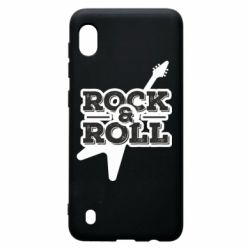 Чехол для Samsung A10 Rock-n-Roll on guitar - PrintSalon