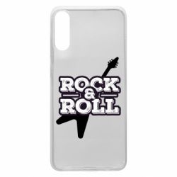 Чехол для Samsung A70 Rock-n-Roll on guitar - PrintSalon