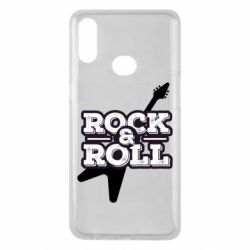 Чехол для Samsung A10s Rock-n-Roll on guitar - PrintSalon