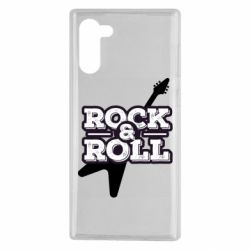 Чехол для Samsung Note 10 Rock-n-Roll on guitar - PrintSalon