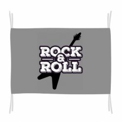 Флаг Rock-n-Roll on guitar - PrintSalon