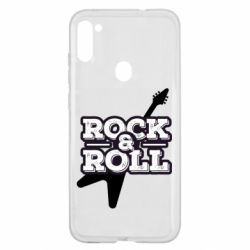 Чехол для Samsung A11/M11 Rock-n-Roll on guitar - PrintSalon