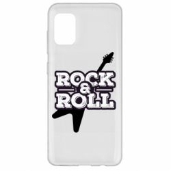 Чехол для Samsung A31 Rock-n-Roll on guitar - PrintSalon