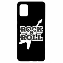 Чехол для Samsung A51 Rock-n-Roll on guitar - PrintSalon