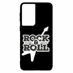 Чехол для Samsung S21 Rock-n-Roll on guitar - PrintSalon