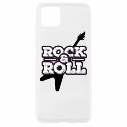 Чехол для Oppo A92s Rock-n-Roll on guitar - PrintSalon