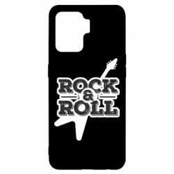 Чехол для Oppo Reno 5 Lite Rock-n-Roll on guitar - PrintSalon
