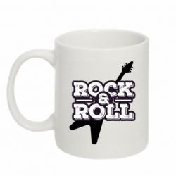 Чашка 320ml Rock-n-Roll on guitar - PrintSalon