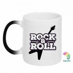 Чашка-хамелеон Rock-n-Roll on guitar - PrintSalon
