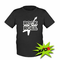 Детская футболка Rock-n-Roll on guitar - PrintSalon