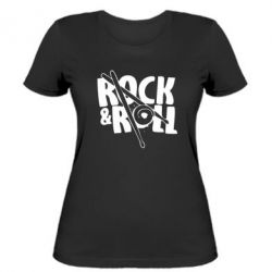 Женская футболка Rock&Roll - PrintSalon