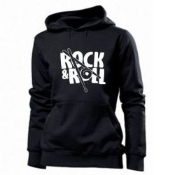 Женское худи Rock&Roll - PrintSalon