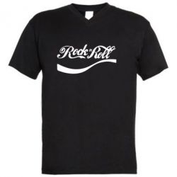 Чоловіча футболка з V-подібним вирізом Rock & Roll - PrintSalon