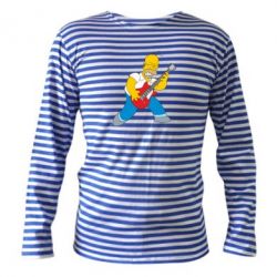 Тельняшка с длинным рукавом Rock this party! - PrintSalon