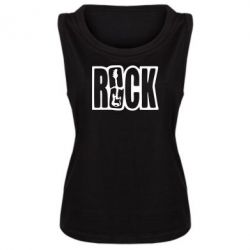 Женская майка Rock - PrintSalon