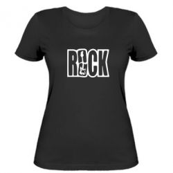Женская футболка Rock - PrintSalon