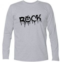 Футболка з довгим рукавом Rock - PrintSalon