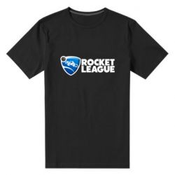 Мужская футболка премиум Rocket League logo - PrintSalon