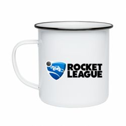 Кружка эмалированная Rocket League logo - PrintSalon
