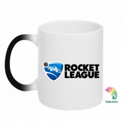 Чашка-хамелеон Rocket League logo - PrintSalon