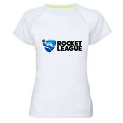 Женская футболка для спорта Rocket League logo - PrintSalon