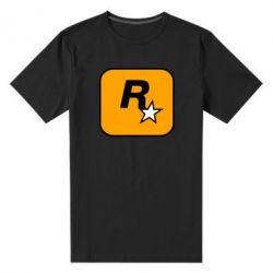 Мужская футболка премиум Rockstar Games logo - PrintSalon