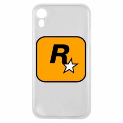 Чехол для iPhone XR Rockstar Games logo