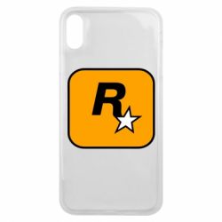 Чехол для iPhone Xs Max Rockstar Games logo - PrintSalon