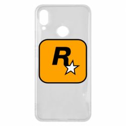 Чехол для Huawei P Smart Plus 2018 Rockstar Games logo - PrintSalon